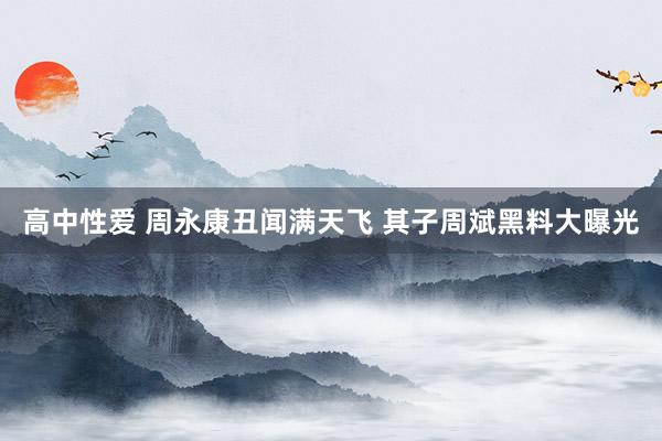 高中性爱 周永康丑闻满天飞 其子周斌黑料大曝光